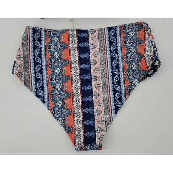 Cupshe Women's Twist Top High-Waist Boho Bikini, Wireless, Padded, Sz XXL - Picture 6 of 8